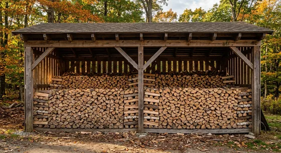 Укладка дров в Кубинке, улица Кооперативная, 10